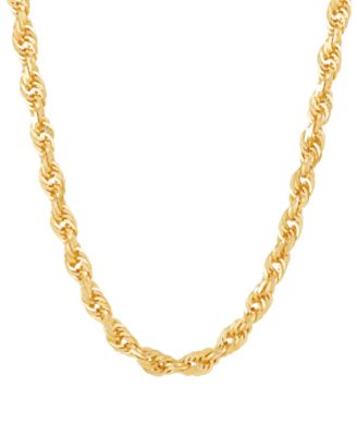 Macy's - Rope Chain 26" Strand Necklace in 14k Yellow Gold