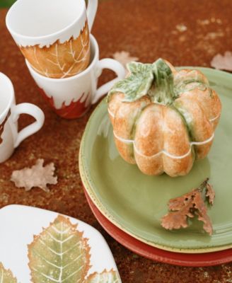 VIETRI Autunno Oak Leaf Mug