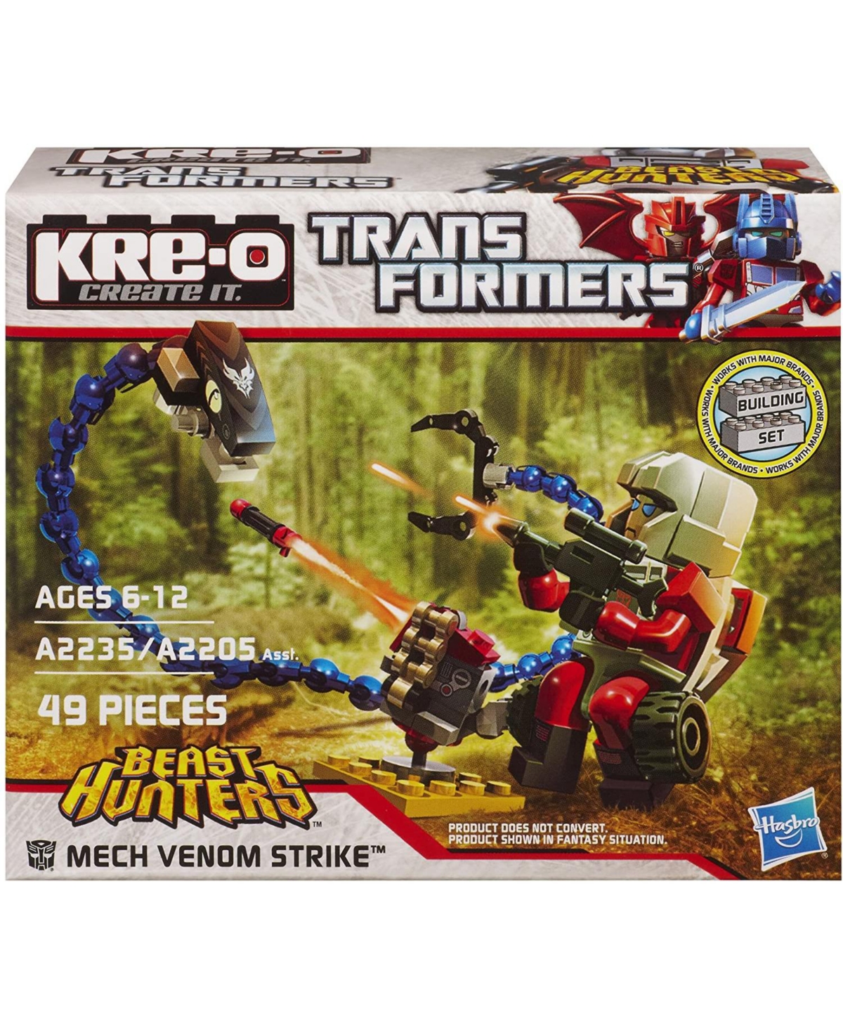 Transformers Mech Venom Strike Set | Kre-o Transformers Beast Hunters