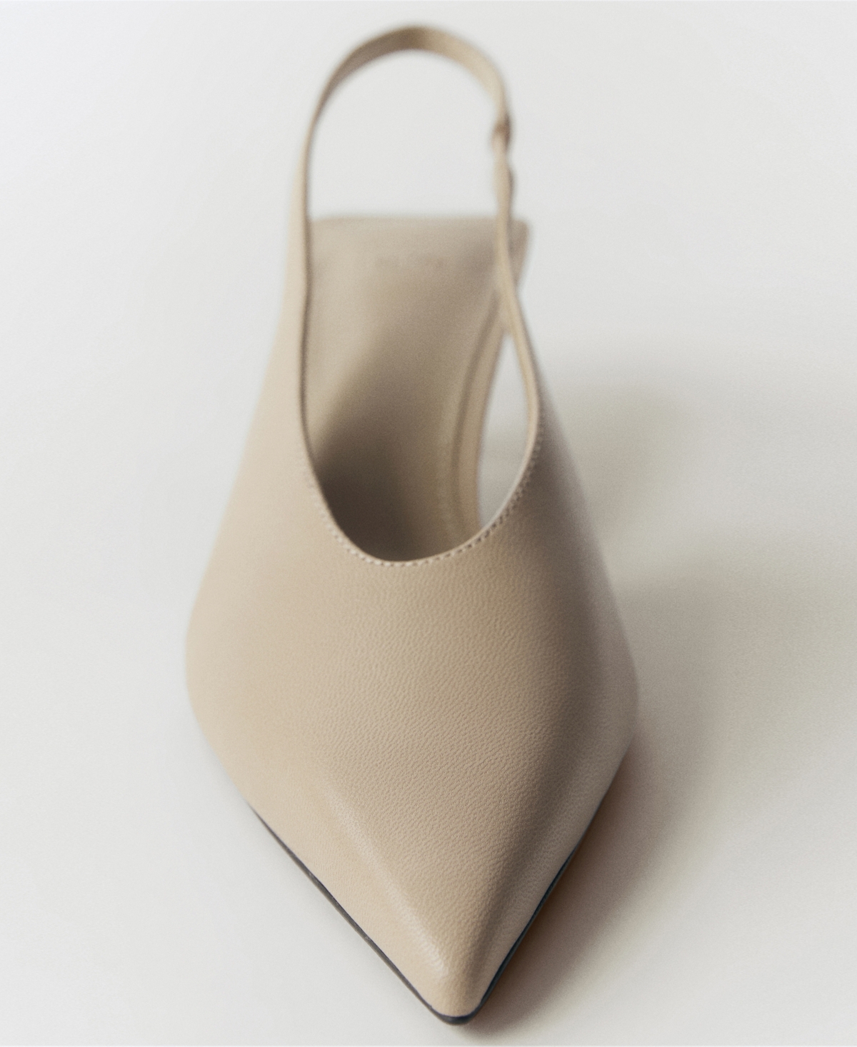 Mango Women's Kitten-Heel Leather Shoes