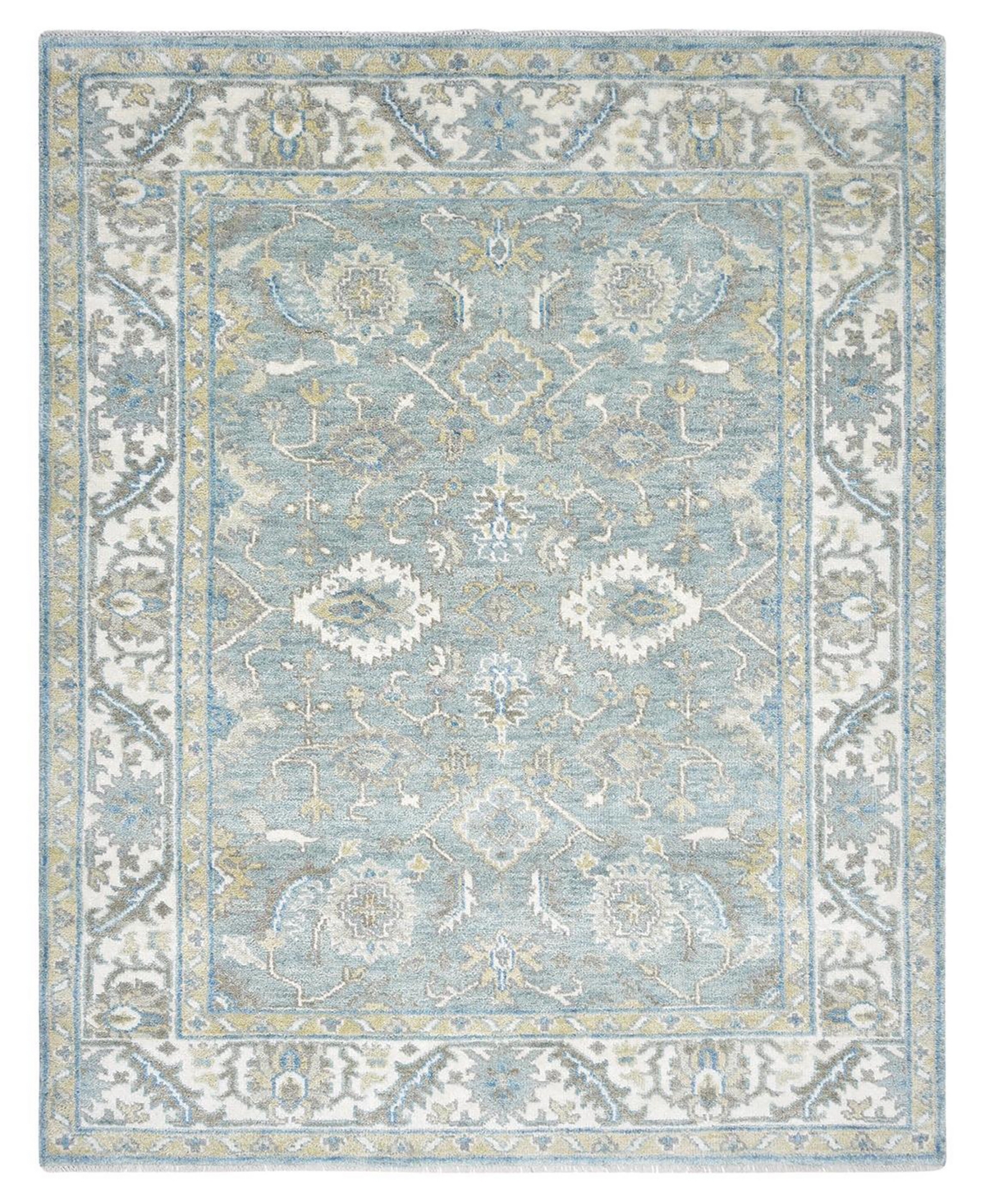 Timeless Rug Designs Winston S3350 3'x5' Area Rug In Blue