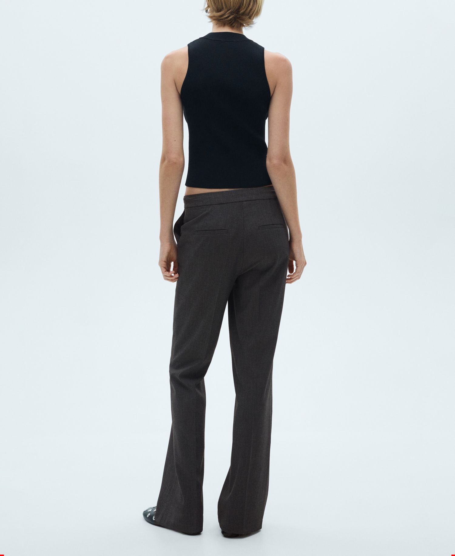Women's Flared Suit Trousers