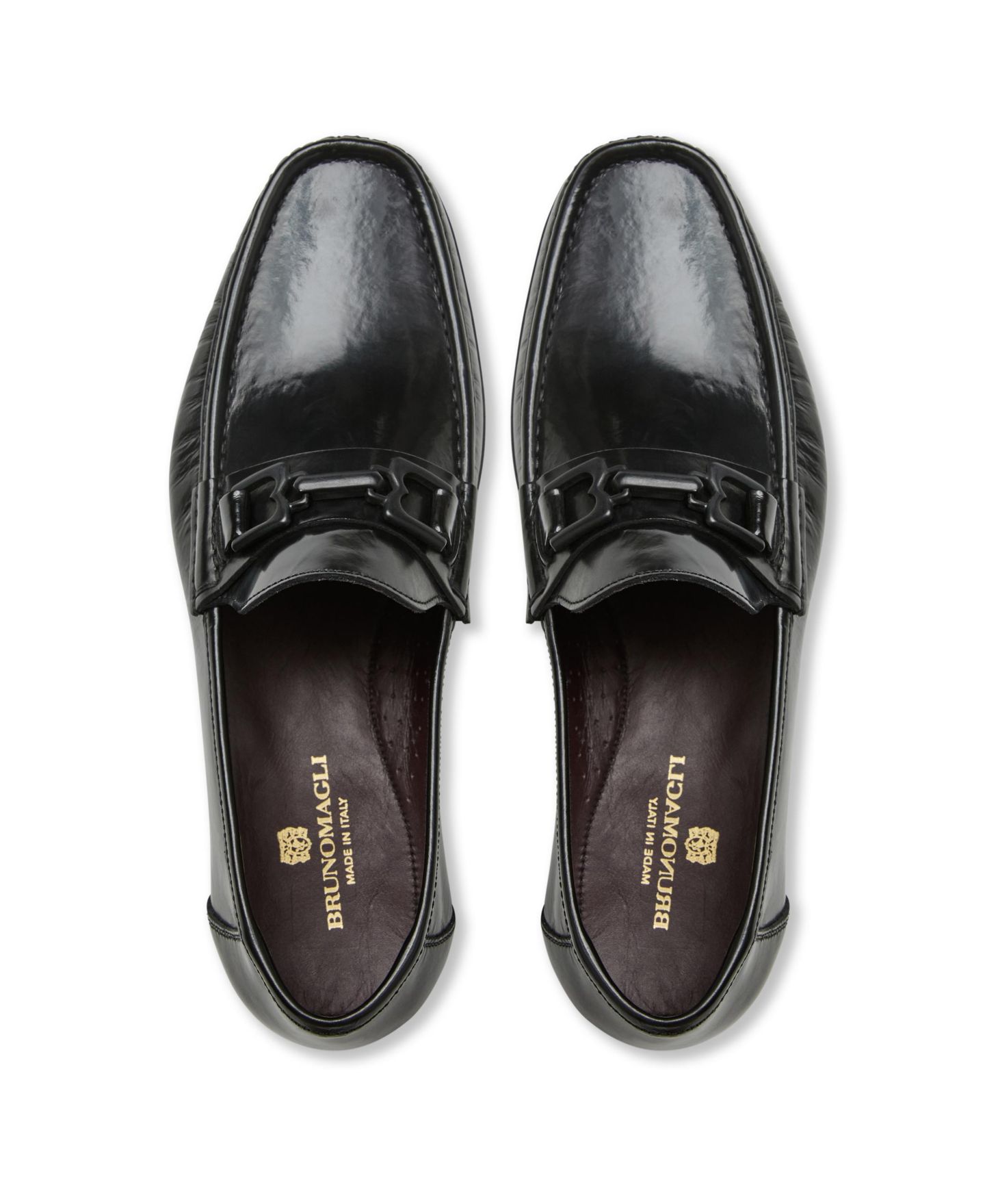 Мужские туфли Bruno Magli Trieste Dress Shoe, цвет: Чёрный кожаный — фото 5