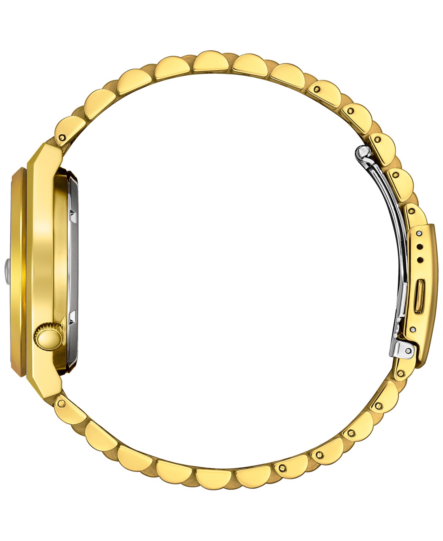 Мужские часы Citizen Automatic Tsuyosa Gold-Tone Stainless Steel Bracelet Watch 40mm — фото 2