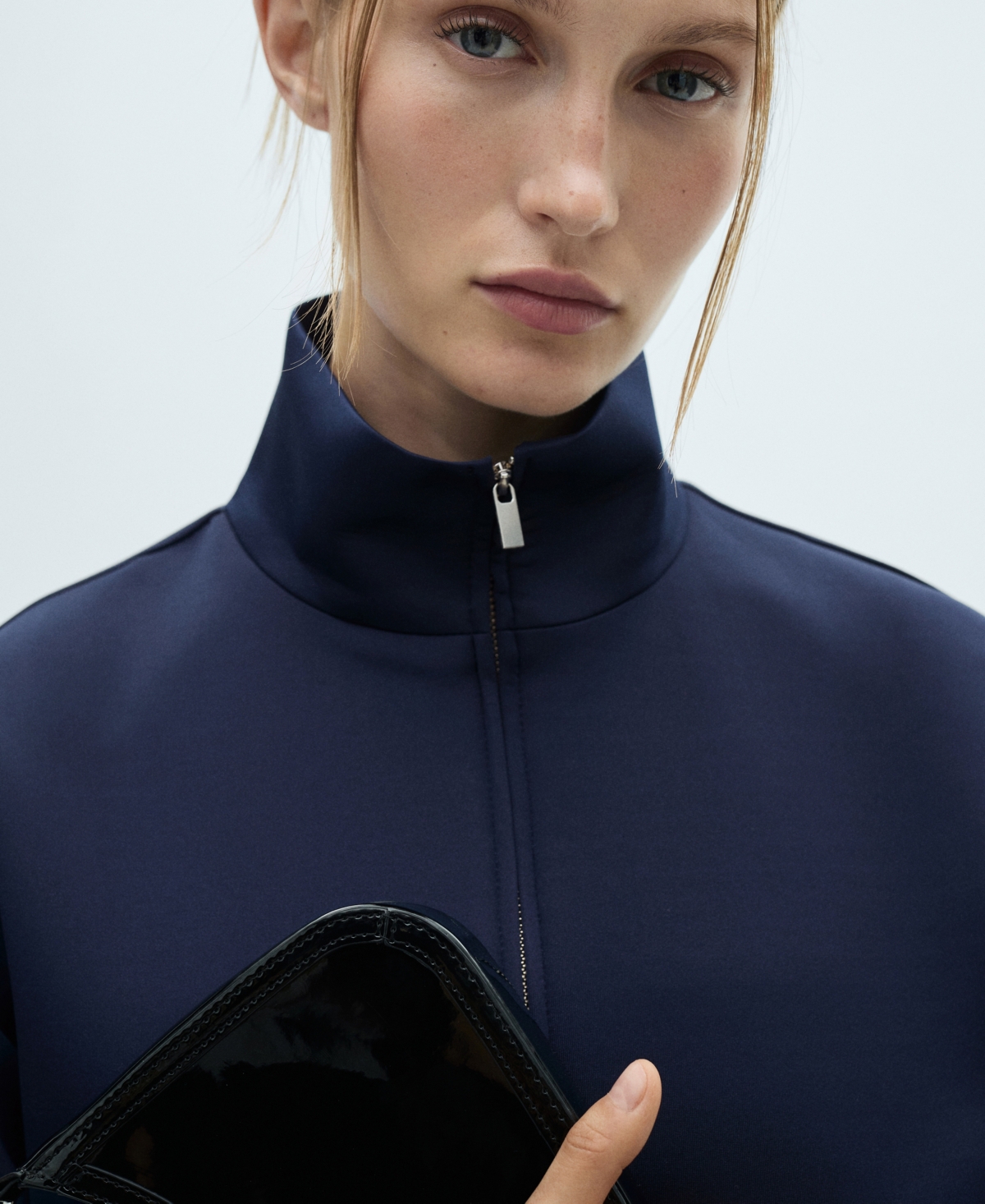 Mango Women's Cropped Bomber Jacket