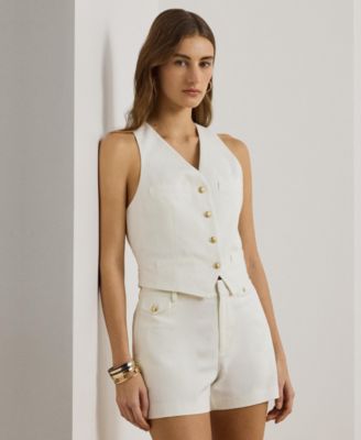 Lauren Ralph Lauren - Women's Stretch Cotton Canvas & Twill Vest
