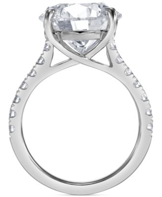 IGI Certified Lab Grown Diamond Engagement Ring (6 ct. t.w.) in 14k White, Yellow or Rose Gold