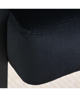 Set of 3 Modern Velvet Counter Stools,Armrest Counter Chairs for Kitchen with 3 Legs Design