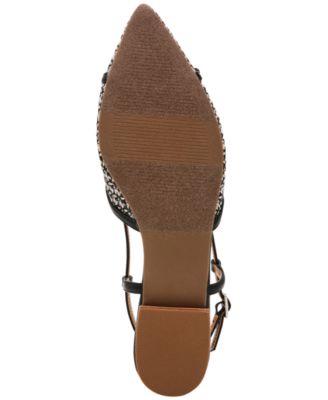 Women's Carsen Bow Pointed-Toe Slingback Flats