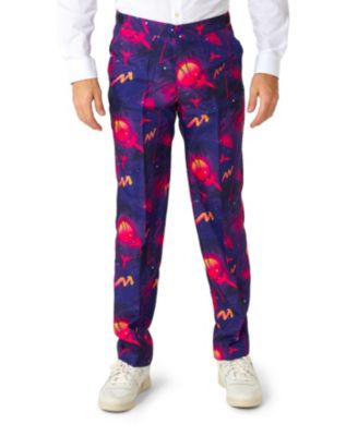 Men's Suit - NYE Fireworks Outfit Slim Fit - Black - Yellow