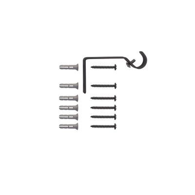 Kenney Bronn 3/4 Inch Decorative Curtain Rod for Room Darkening