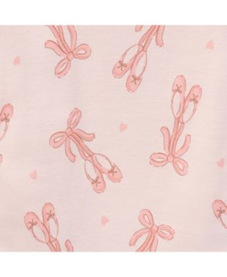 Toddler Girls Short Pajamas Set, 4 Piece