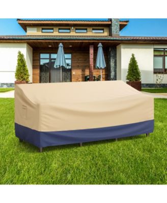 Patio Furniture Cover with Padded Handle and Click-Close Straps-77 x 43 x 30 inches