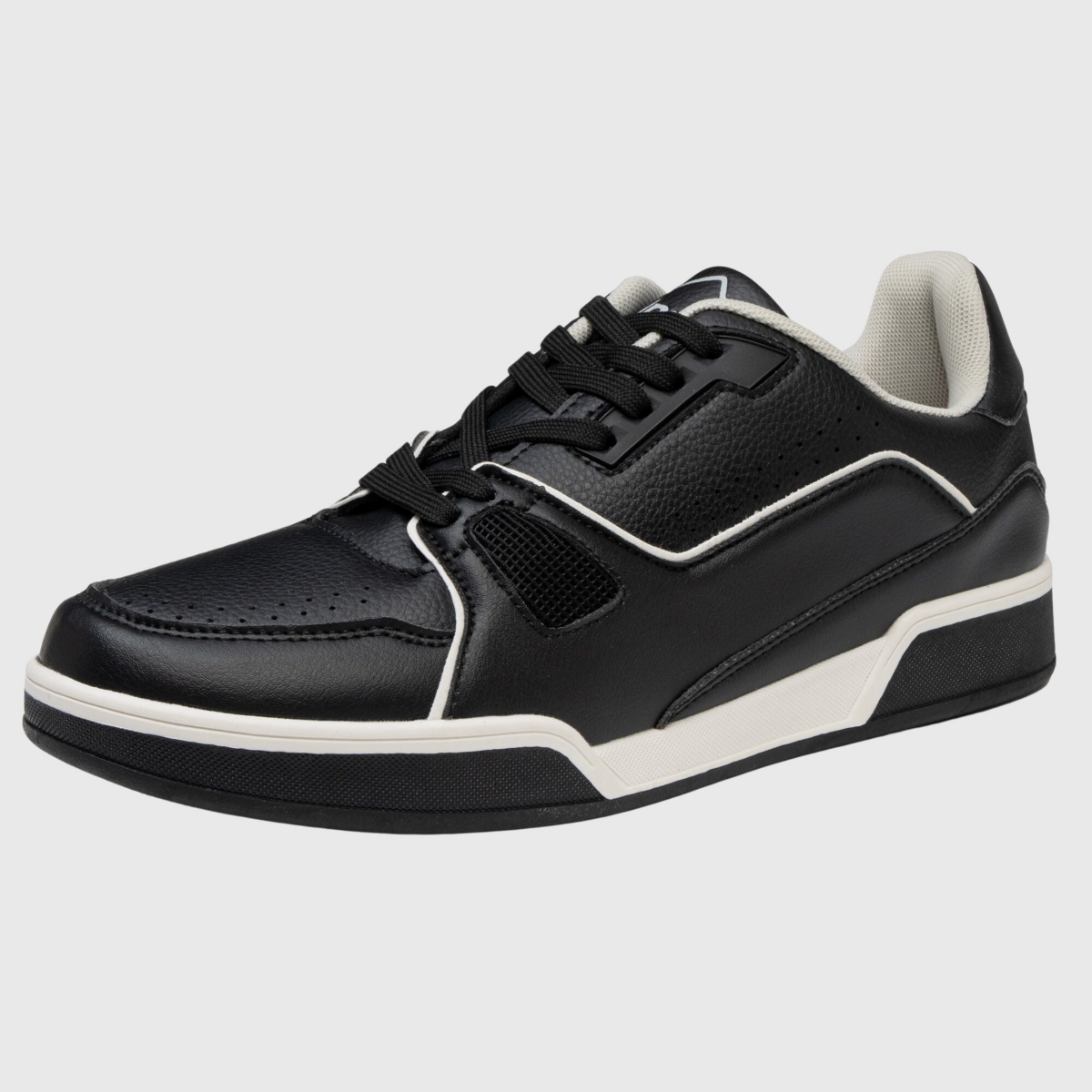 Men's Remy Fashion Sneakers Low Top Casual Comfortable Tennis Shoes - Black
