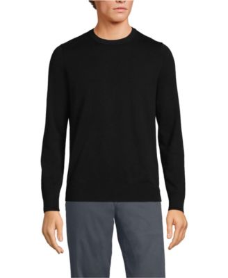 Big & Tall Fine Gauge Cotton Crew Neck Sweater