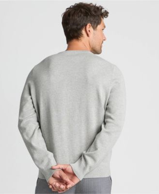 Big & Tall Fine Gauge Cotton Crew Neck Sweater