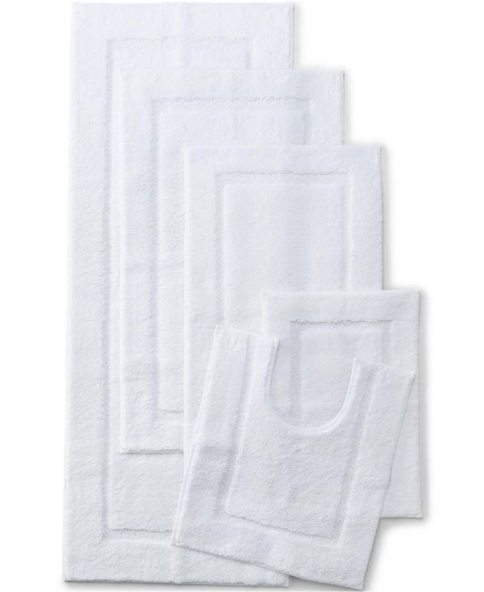 Lands End Cotton Non Skid Double Sink Bath Rug 23x59