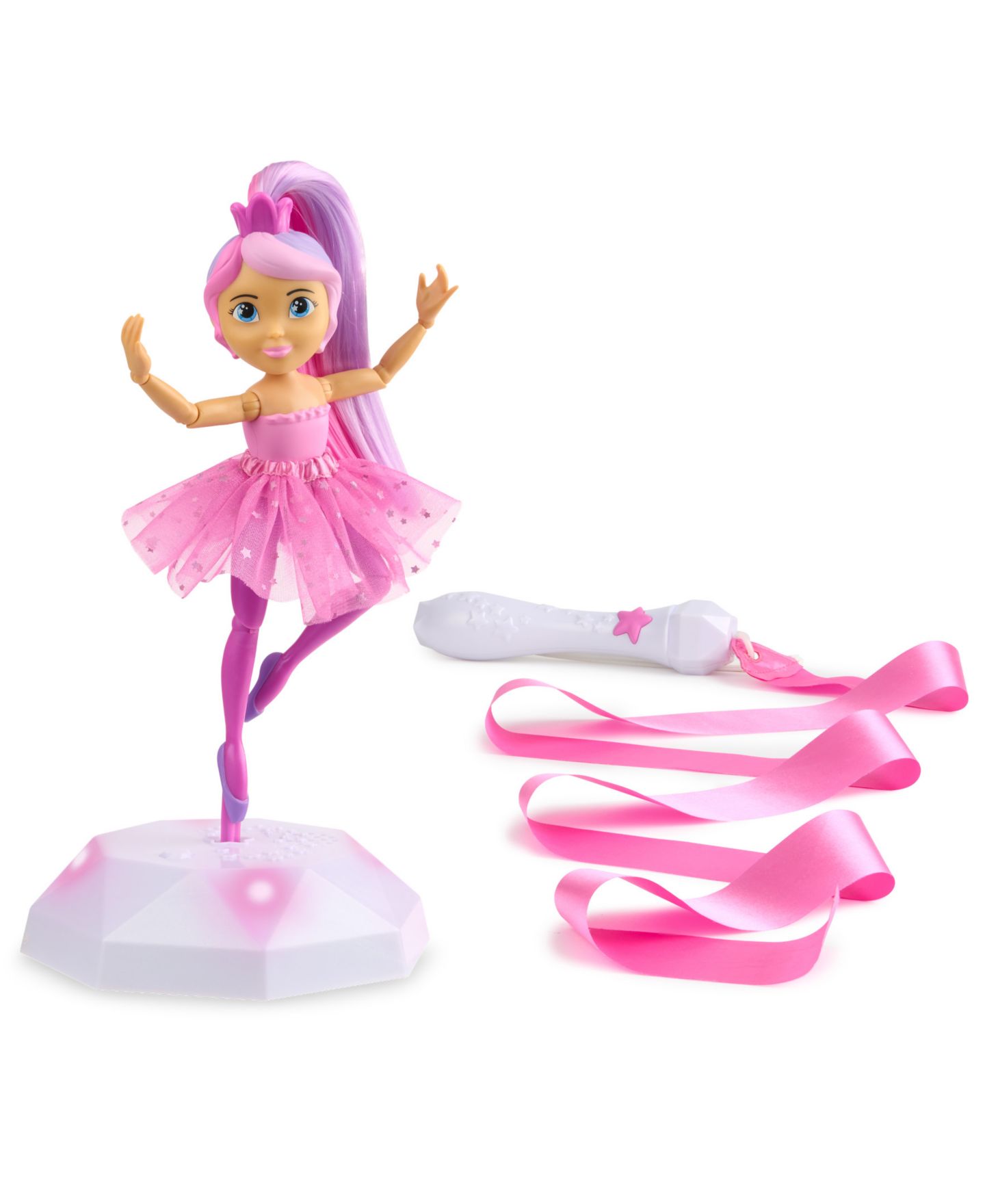 Детские куклы Dancing Doll 9" Twirl Along With Magical Wand & Light Up Platform — фото 1