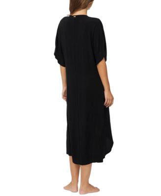 Juniors' Paradise Twist-Front Cover-Up Dress