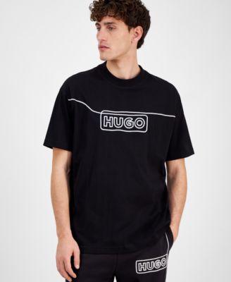 Hugo Boss - Men's Noideryo Relaxed Fit Short Sleeve Crewneck Logo Graphic T-Shirt