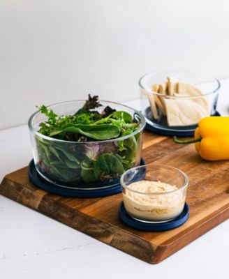 16-Piece Round Nesting Food Storage and Meal Prep Container Set