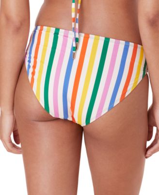 Women's Striped Hipster Bikini Bottoms