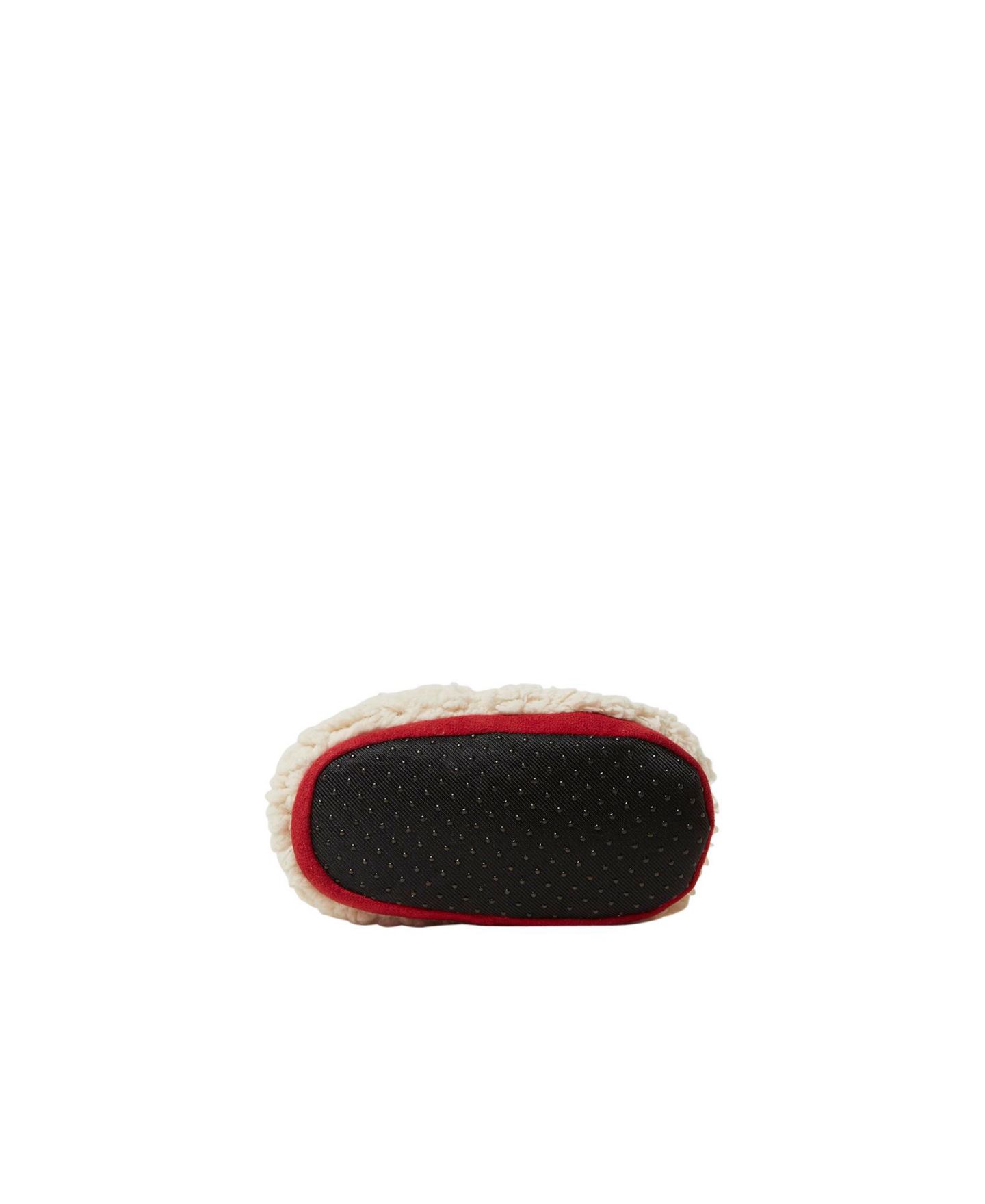 Тапочки Dearfoams Bear Faux Shearling Closed Back Slipper для мальчиков-малышей, цвет: Красный клетчатый — фото 4