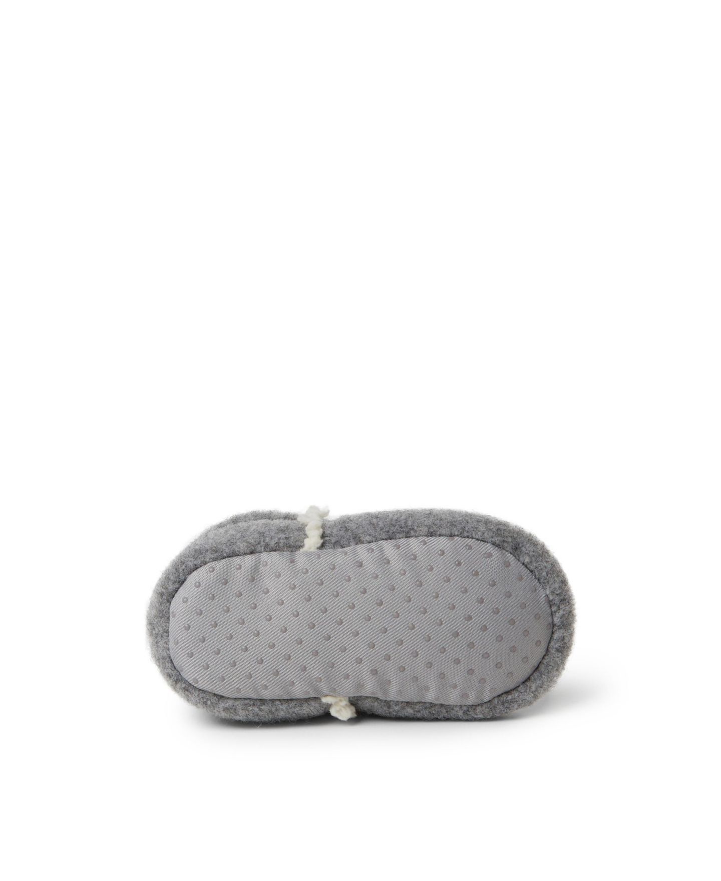 Тапочки Dearfoams Emerson Felted Closed Back Slipper для мальчиков-малышей, цвет: Светлый меланжевый серый — фото 2