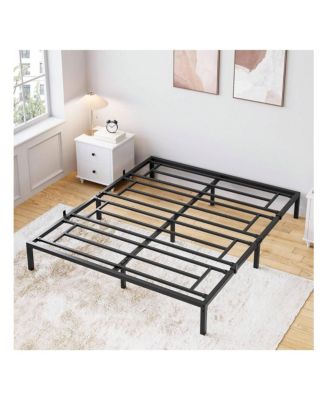 10 Inch Bed Frame, No Box Spring Needed, Heavy Duty Metal Platform Bed Frame For Bedroom, Easy Assembly, Noise Free