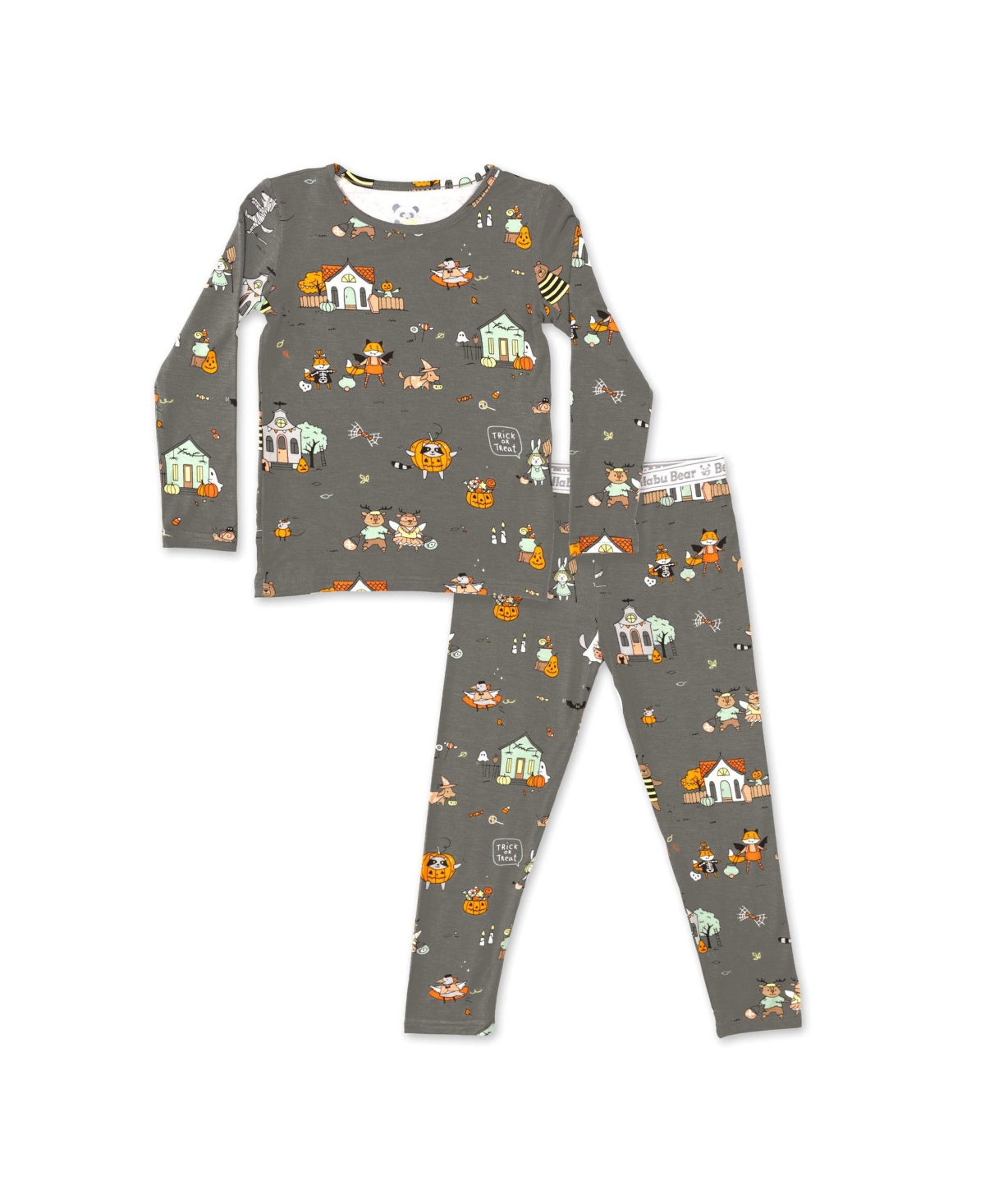 BELLABU BEAR KIDS UNISEX KIDS TRICK OR TREATERS SET OF 2 PIECE PAJAMAS 