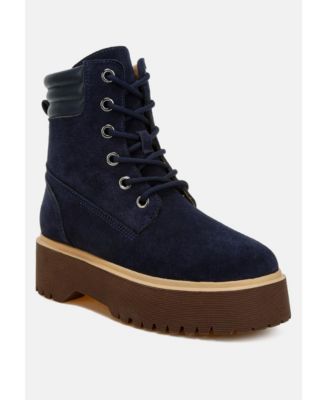 Womens Parula High Ankle Suede Boots