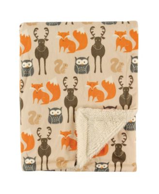Dual-Sided Mink and Sherpa Plush Throw