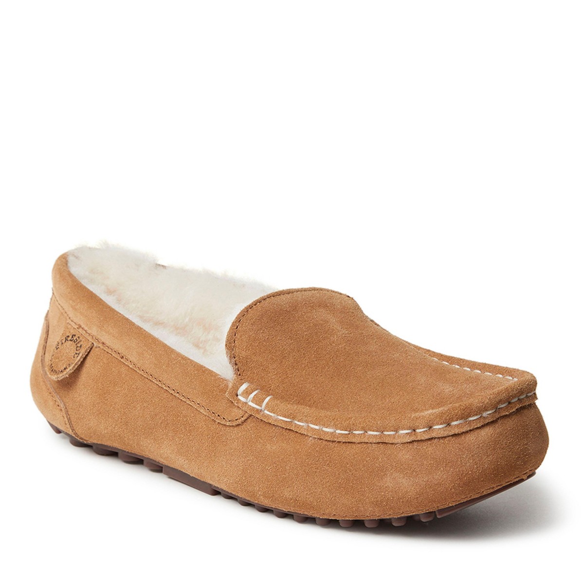 Женские Fireside by Dearfoams Women's Mel Genuine Shearling Moccasin Slipper — фото 1