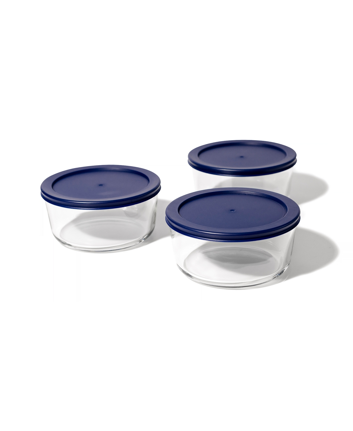 Dura Living 12-piece 4 Cup Round Food Storage And Meal Prep Container Set In Blue