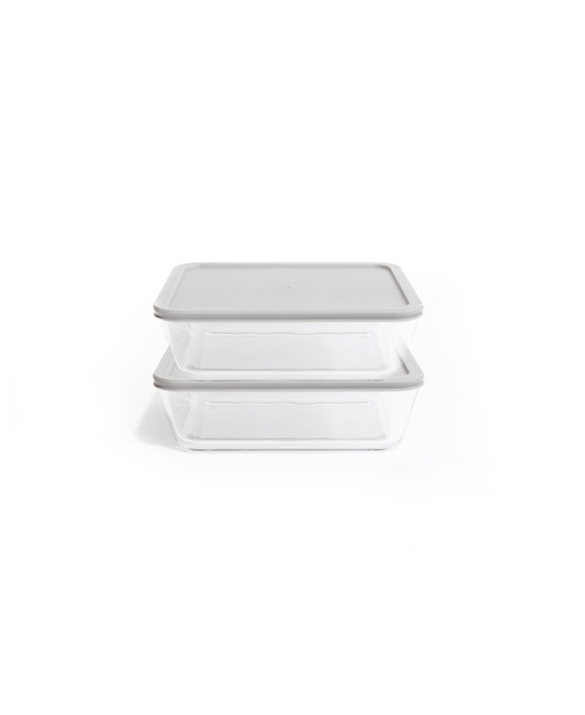 DURA LIVING 4-PIECE 11 CUP RECTANGULAR FOOD STORAGE AND MEAL PREP CONTAINER SET 