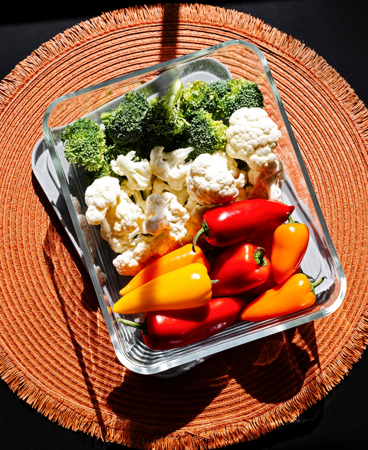 DURA LIVING 2-PIECE 11 CUP RECTANGULAR FOOD STORAGE AND MEAL PREP CONTAINER SET 