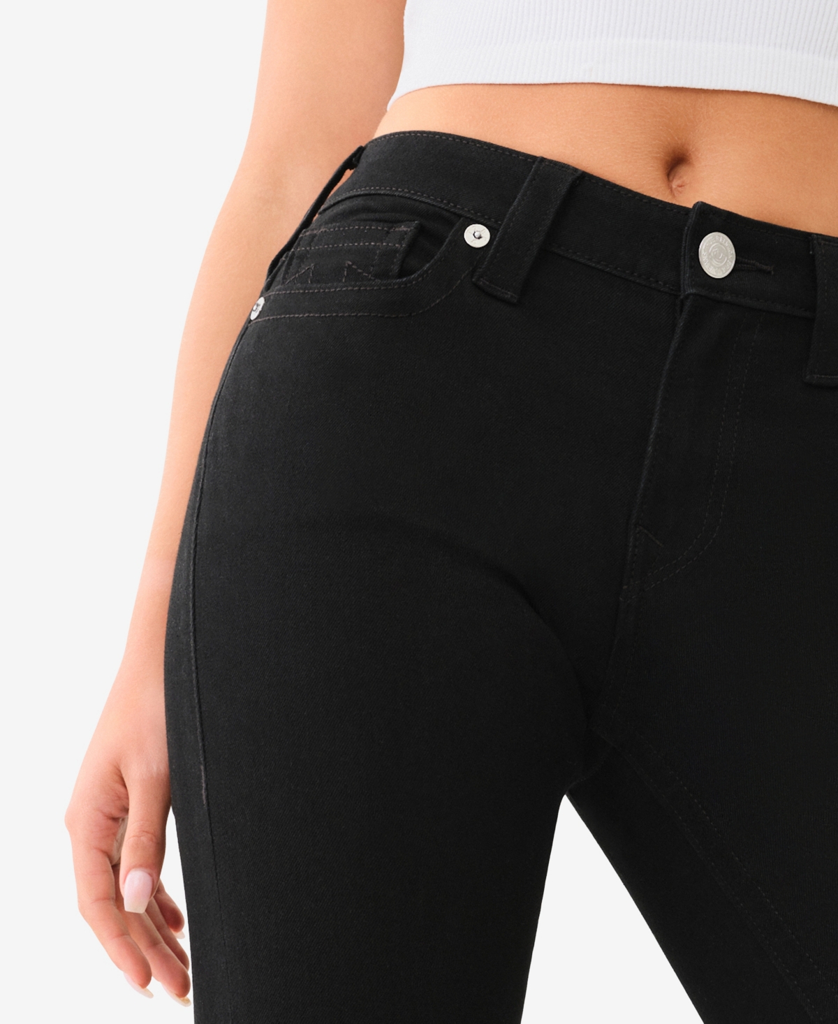 True Religion Women's Becca Mid Rise Bootcut Jeans