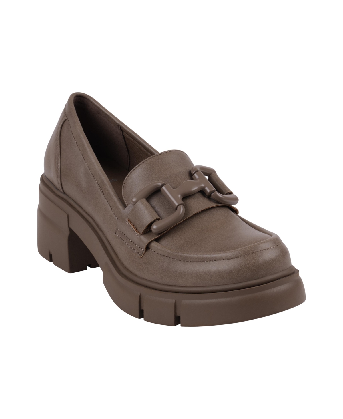 Women's Caesar Lug Sole Platform Loafers - Taupe