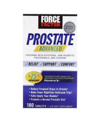 Force Factor Prostate Advanced, Health Supplement for Men for Reducing ...
