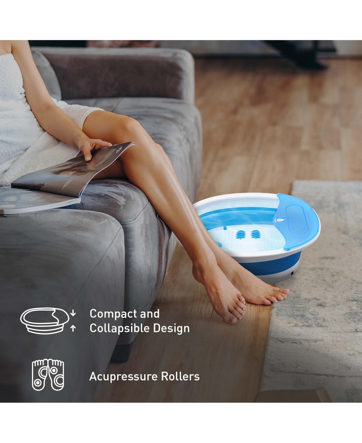 Pursonic Head-to-Toe Relaxation Bundle: Massage Gun, Neck & Shoulder Stretcher, Foot Massager