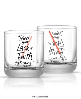 JoyJoly Star Wars Lightsaber Collection Drinking Glasses, Set of 6