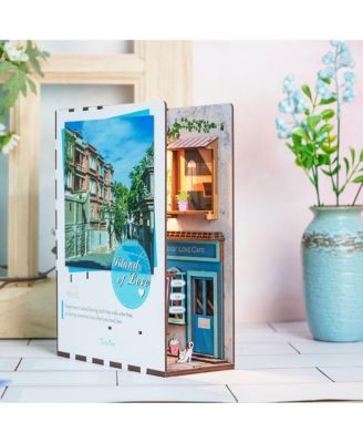 DIY 3D Book Nook Kit Island of Love Cafe 83pcs