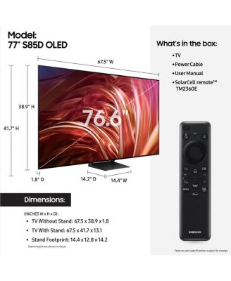 77" Class S85D Series OLED 4K Smart TV - QN77S85D