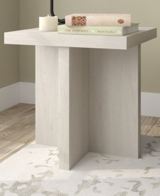 22" Elna Wide Square Side Table