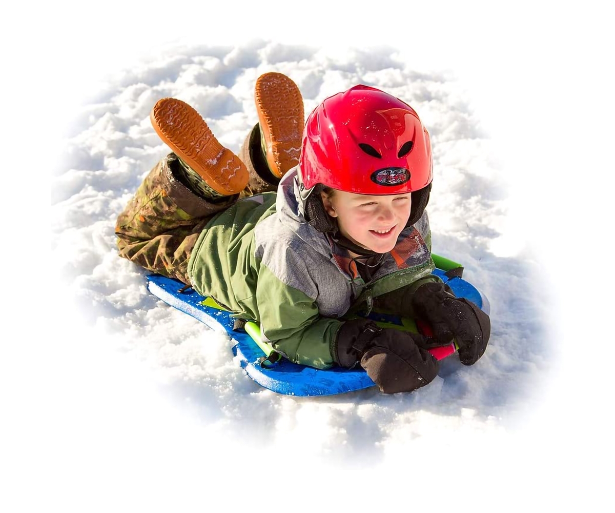 Flexible Flyer Aurora 36 Inch 1 Person Foam Slider Snow Sled for Kids and Adults