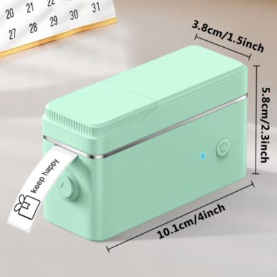 POLONO P31S Label Maker: Portable Bluetooth Thermal Printer w/ Tape, Templates – For Home, Office, Storage & Stickers – Blue.