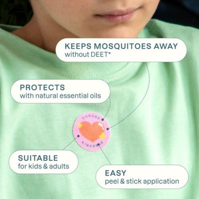 Mosquito Repellent Patches - Positive Vibes - 1 Pack | 90 Count