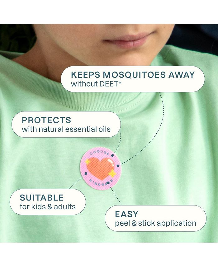Cliganic Mosquito Repellent Patches - Positive Vibes - 90 Count - Multi - 16
