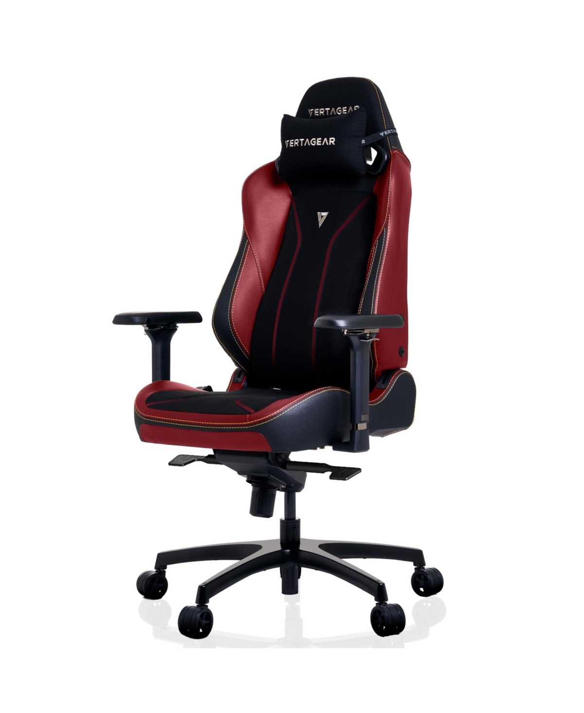 Vertagear SL5800 Ergonomic Large Gaming Chair featuring ContourMax Lumbar & VertaAir Seat systems - Rgb Led Kits Upgradeable -- Burgundy