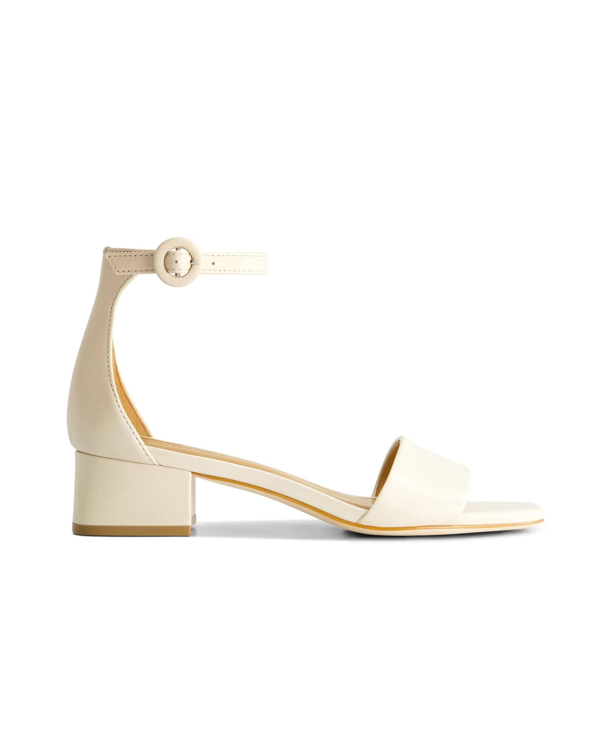Bernardo Jalena Low Heel Sandal - Eggshell